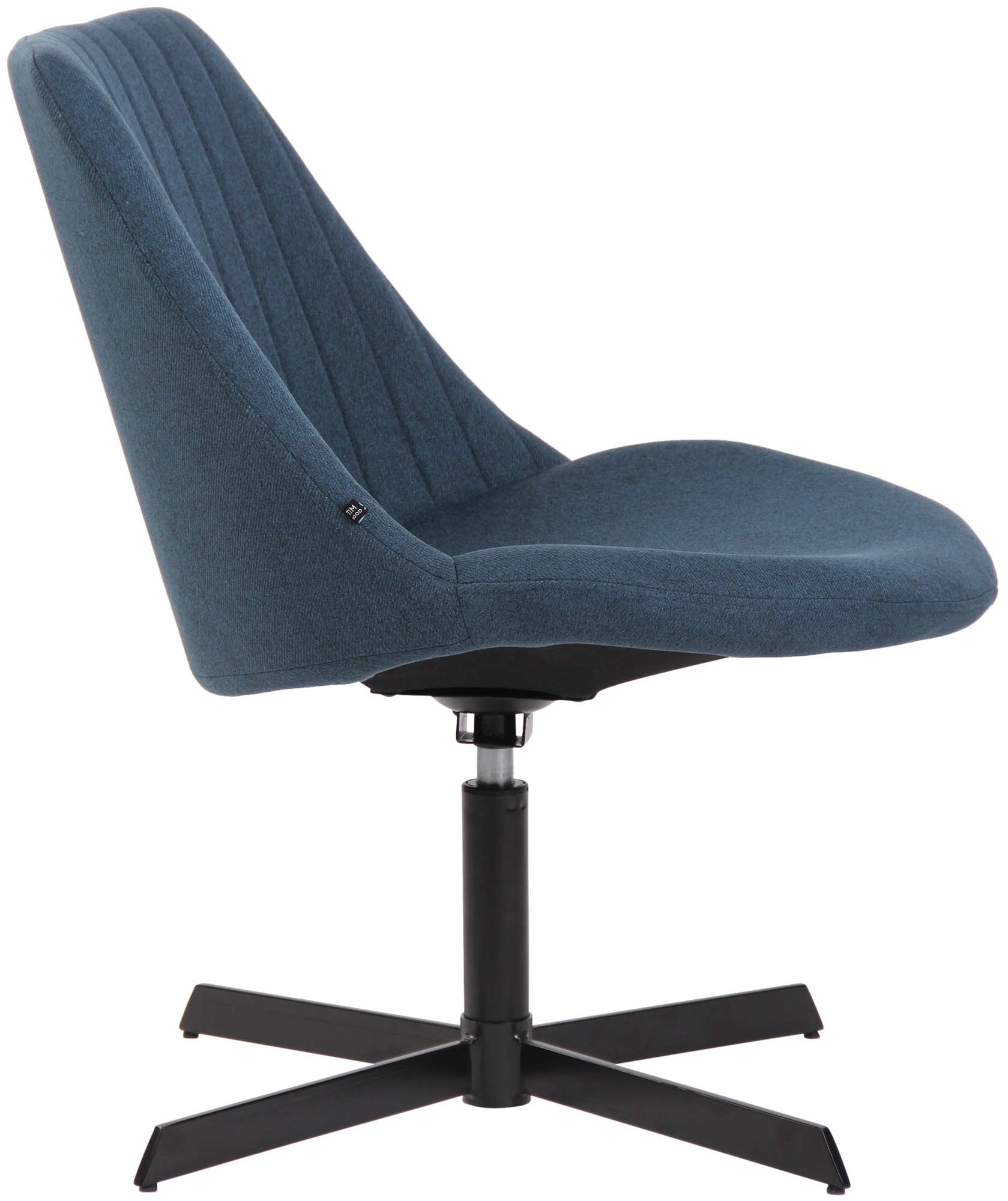 Chaise lounge Granby en Tissu avec Pied en métal