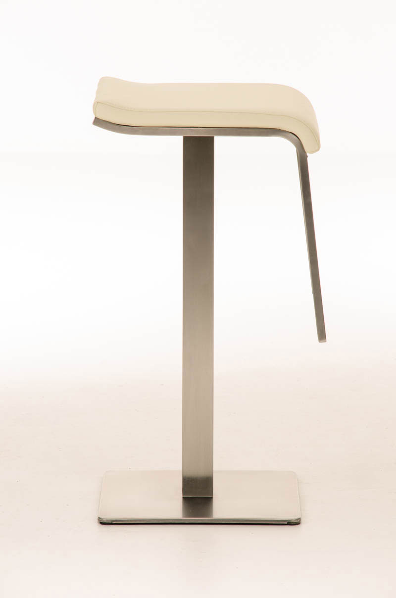 Tabouret de bar Lameng E78 en Similicuir pied en métal
