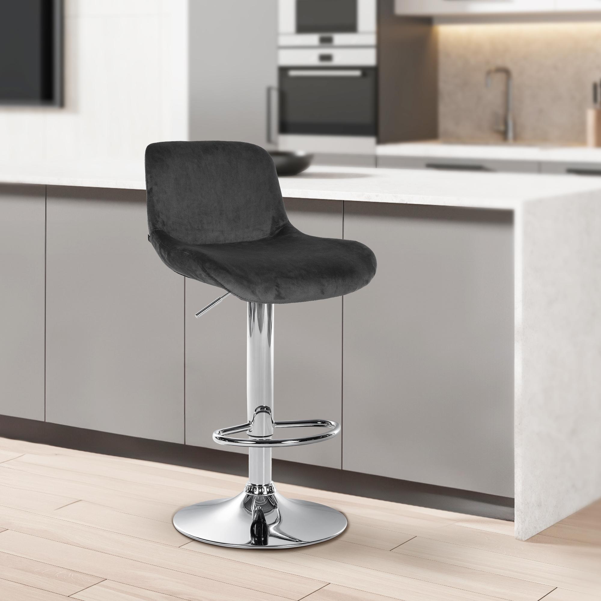 Tabouret de bar Solon Chrome