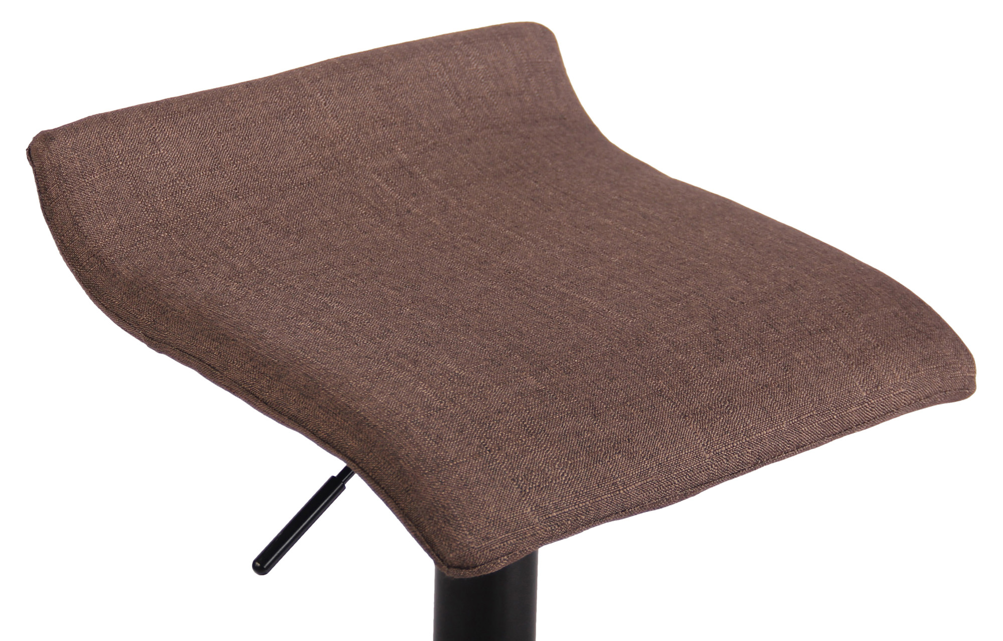 Tabouret de bar Dyn V2 tissu avec pied en métal