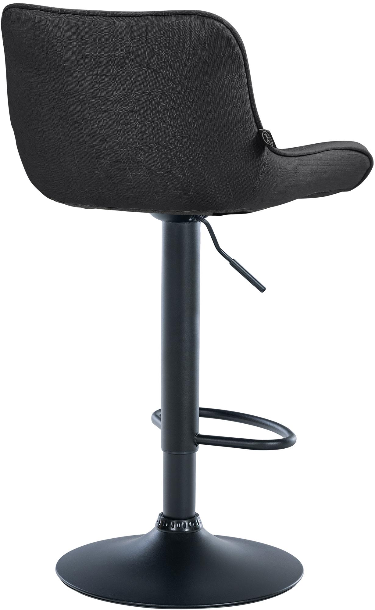 Lot de 2 tabourets de bar Vonore tissu