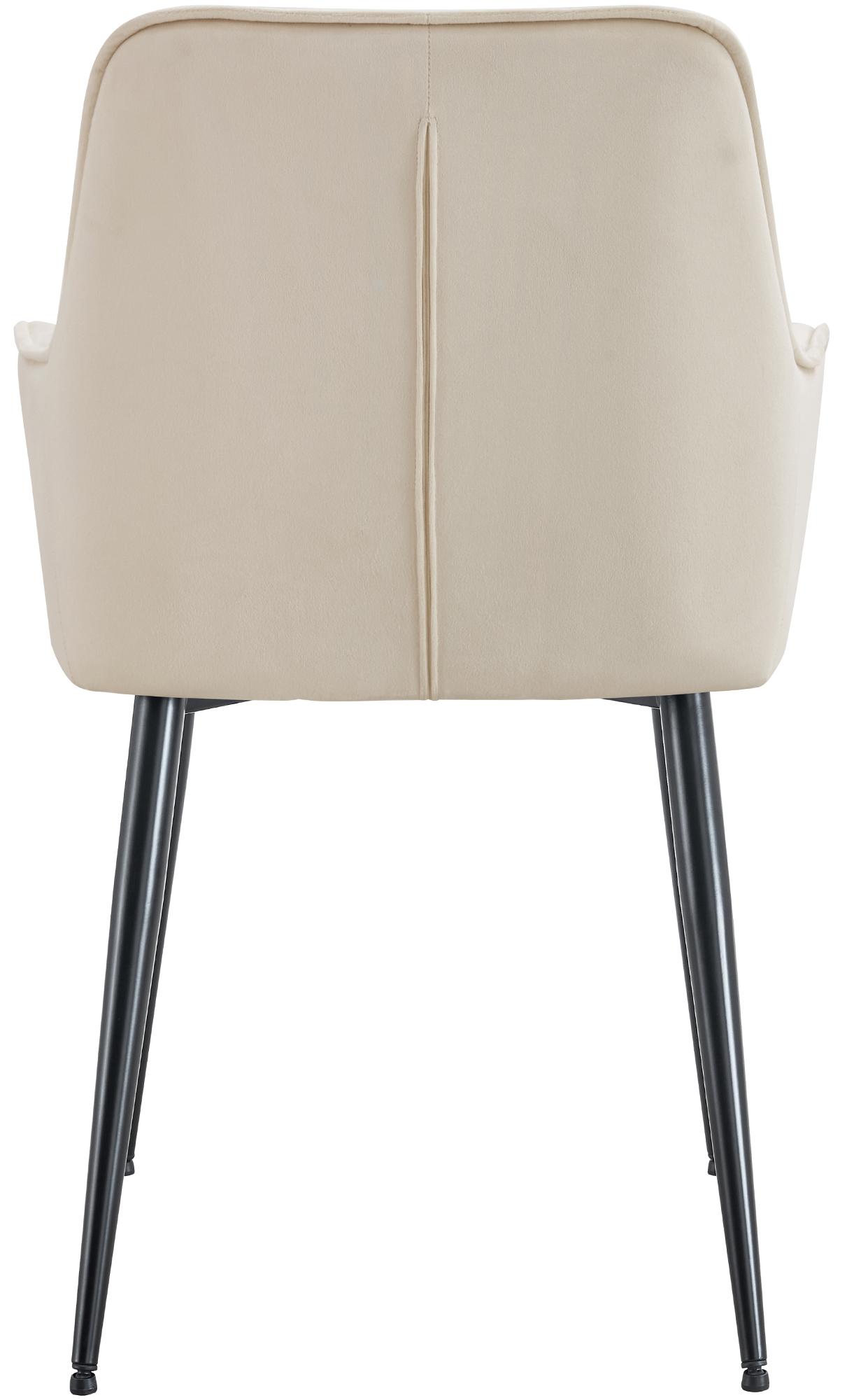 Lot de 2 chaises de salle à manger Ferndale velours