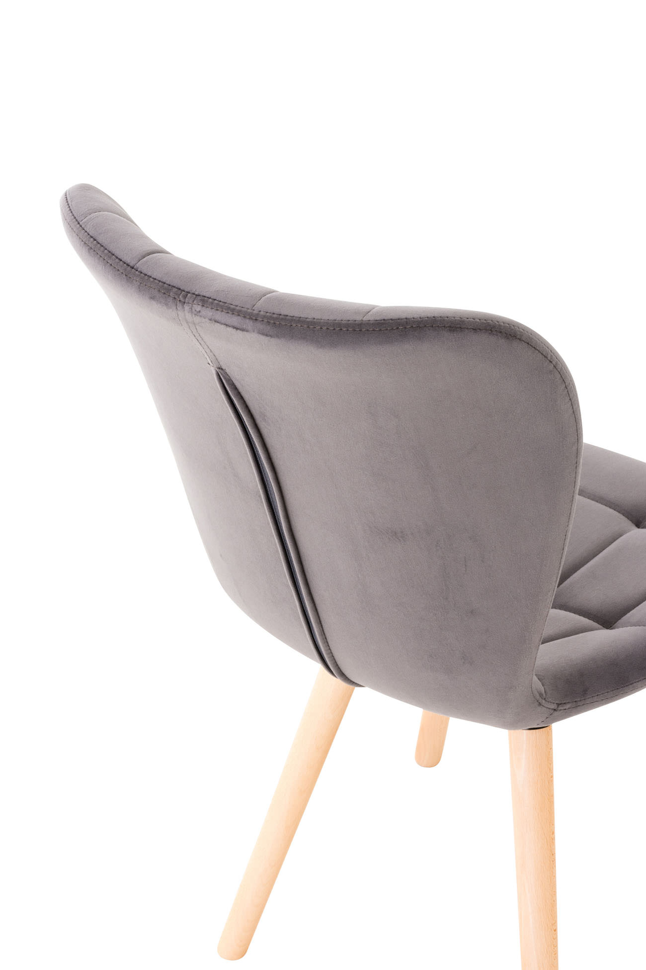 Chaise de table à manger Elda Velours