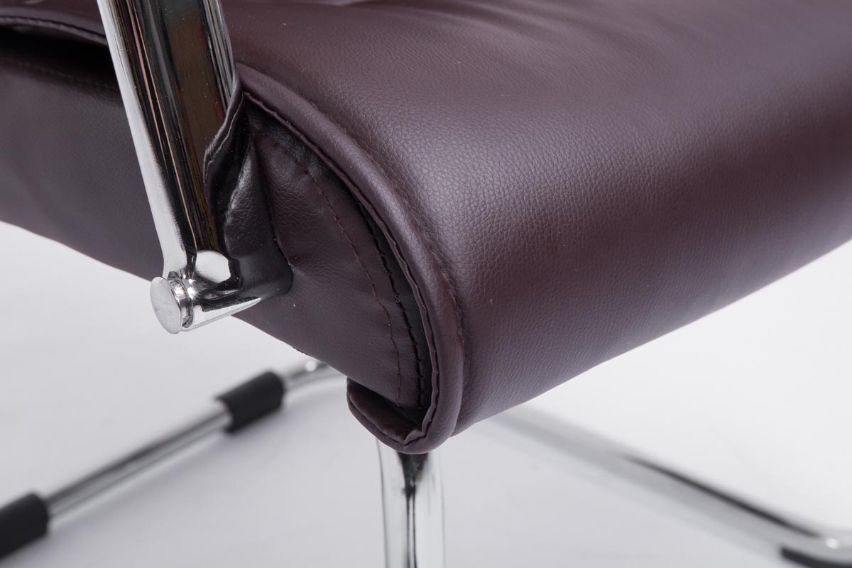 Chaise oscillante Sievert en similicuir