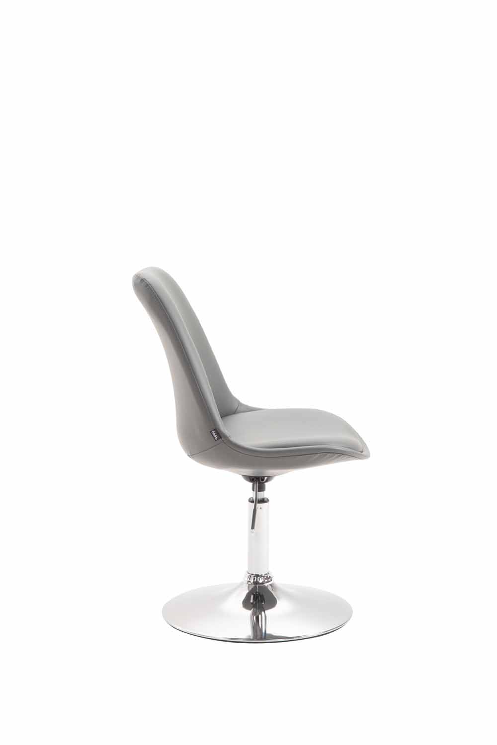 Chaise de salle à manger Maverick en similicuir avec pied trompette