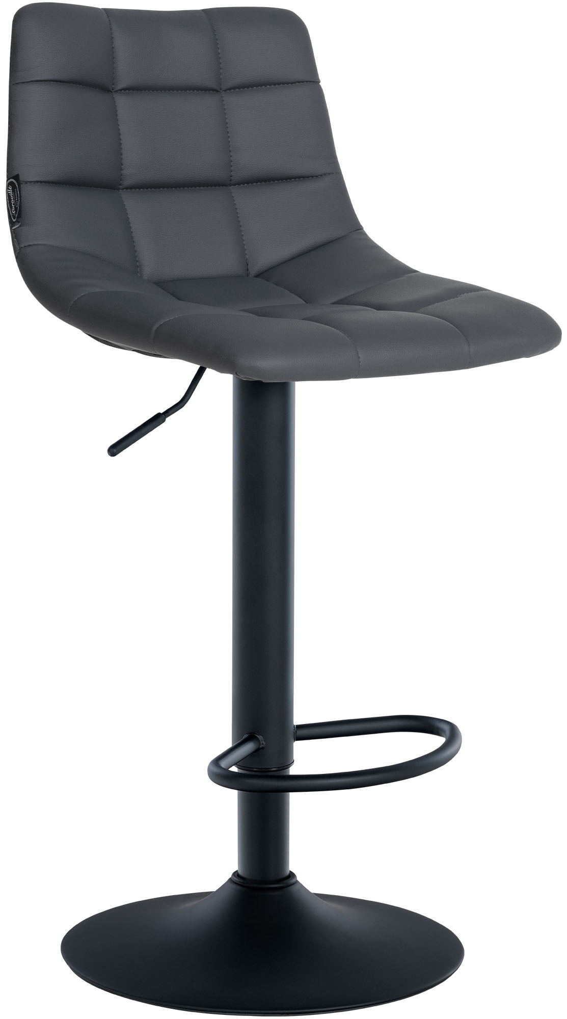 Lot de 2 tabourets de bar Jerry en similicuir