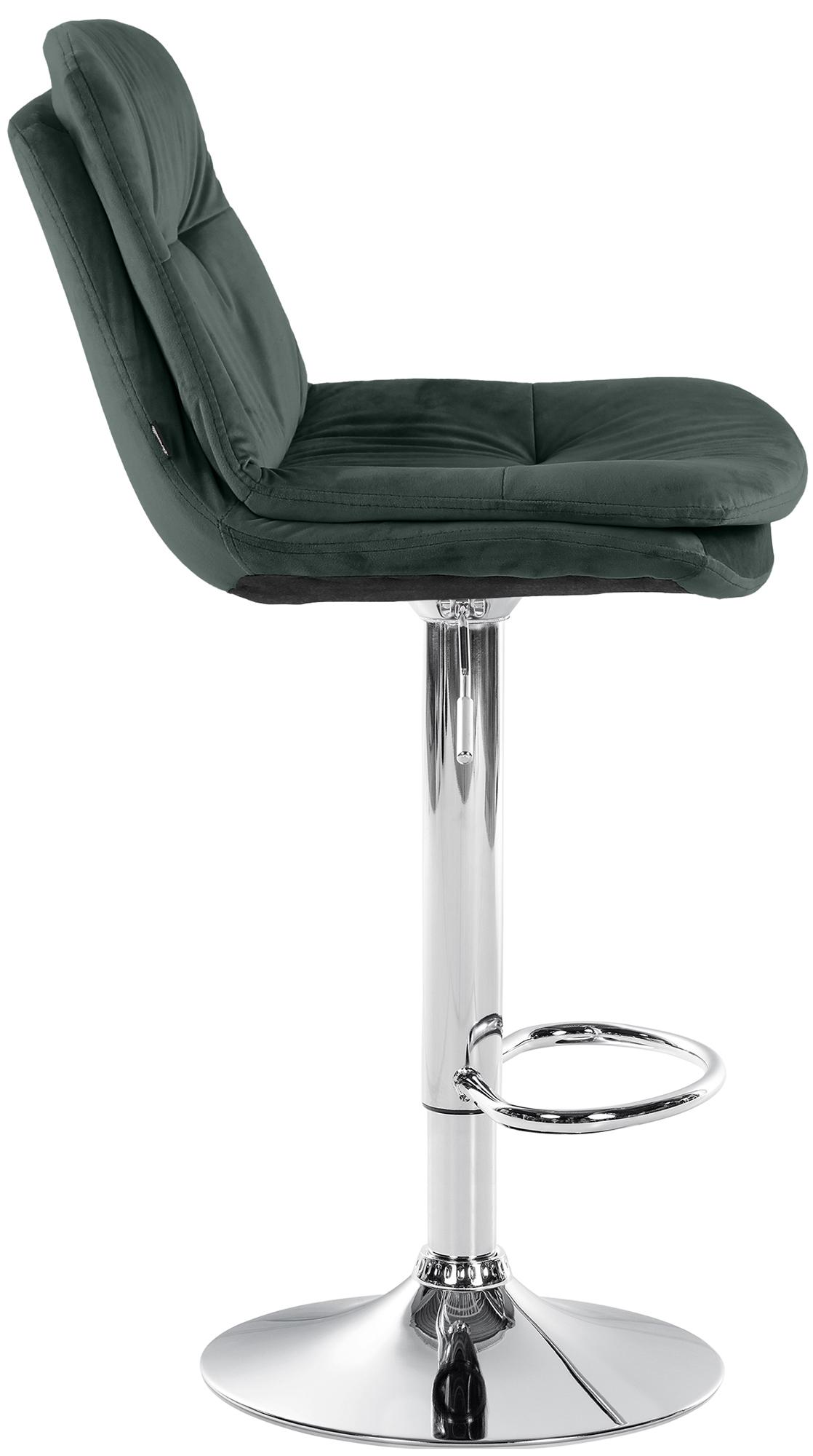 Tabouret de bar Laurel velours