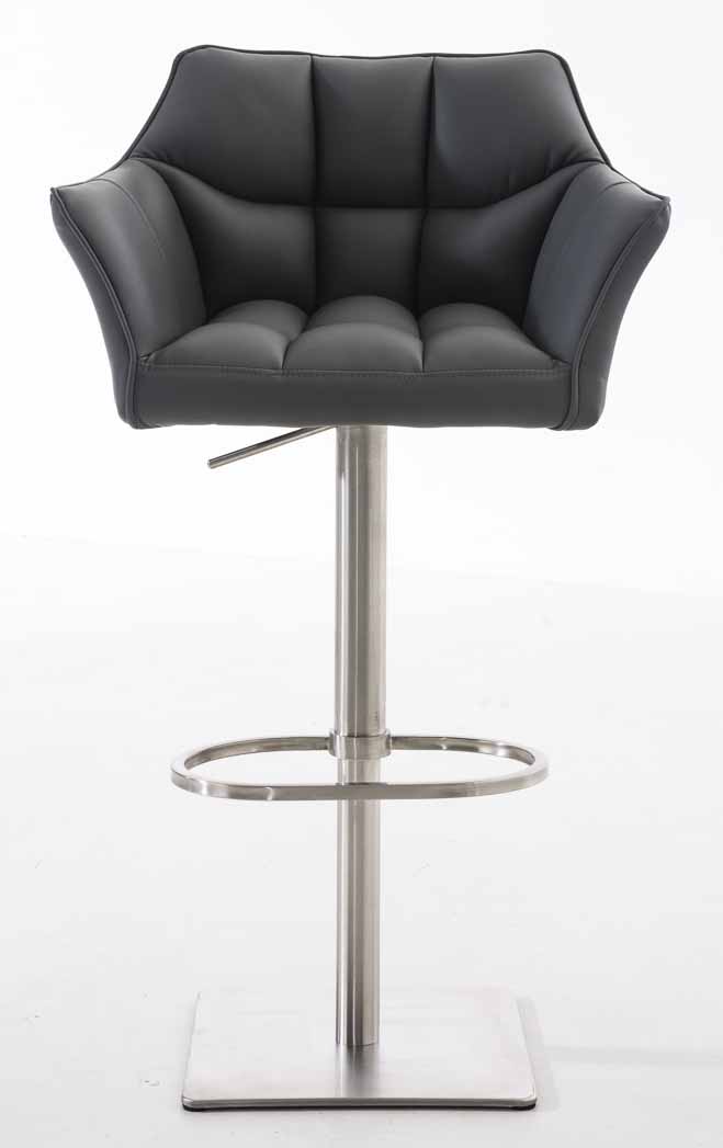 Lot de 2 tabourets de bar Damaso en similicuir