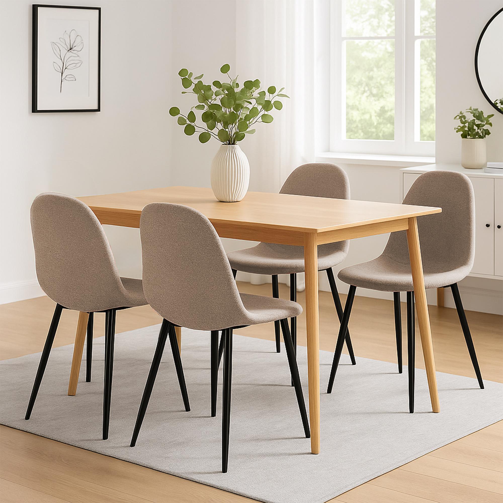 Set de 4 chaises de salle à manger Napier