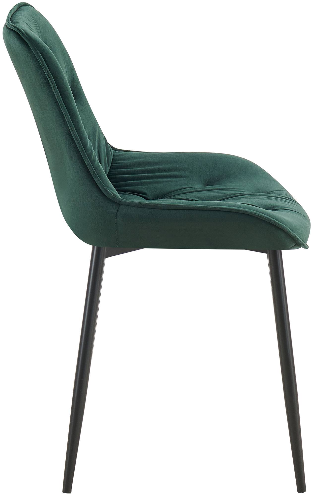 Chaise de salle à manger Wallace velours