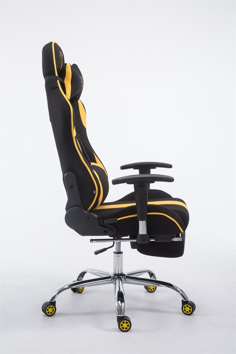 Fauteuil de bureau racing Limit tissu avec ou sans repose-pieds