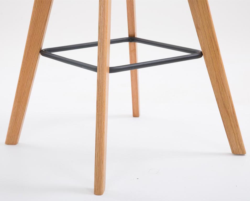 Lot de 2 tabourets de bar Metz en tissu
