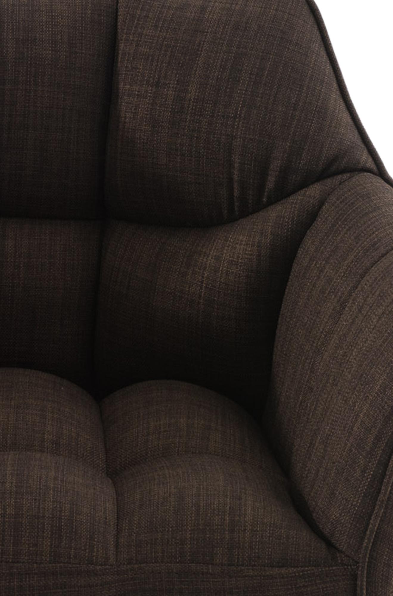 Lot de 2 tabourets de bar Damaso avec revetement en tissu