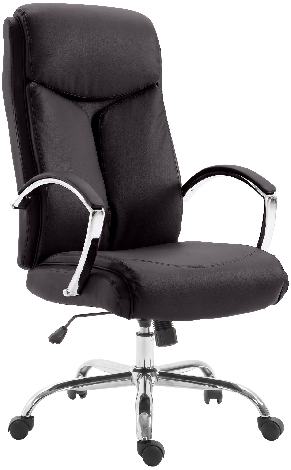 Chaise de bureau Arlen aspect cuir