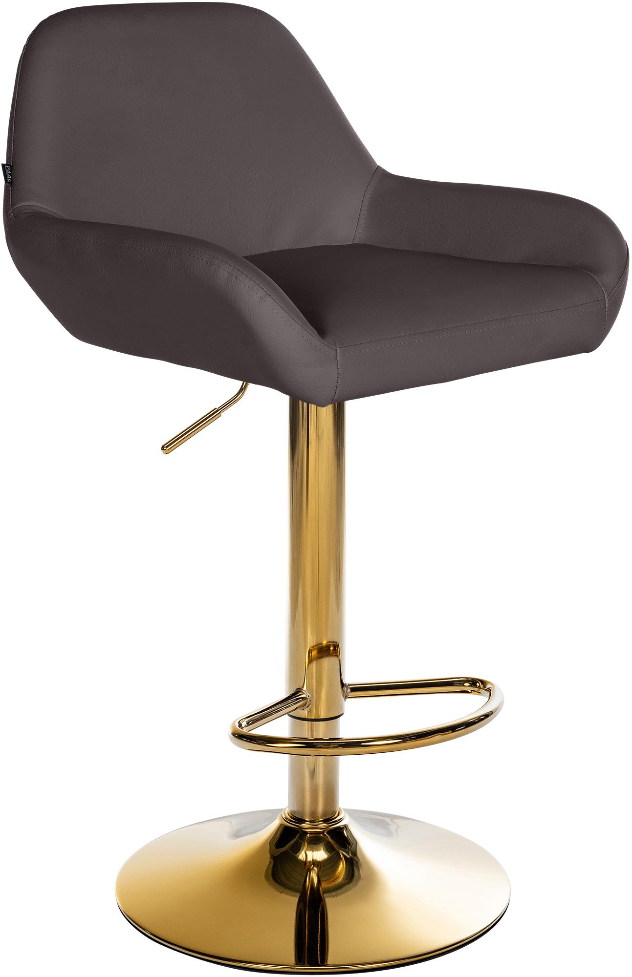 Tabouret de bar Braga Gold similicuir