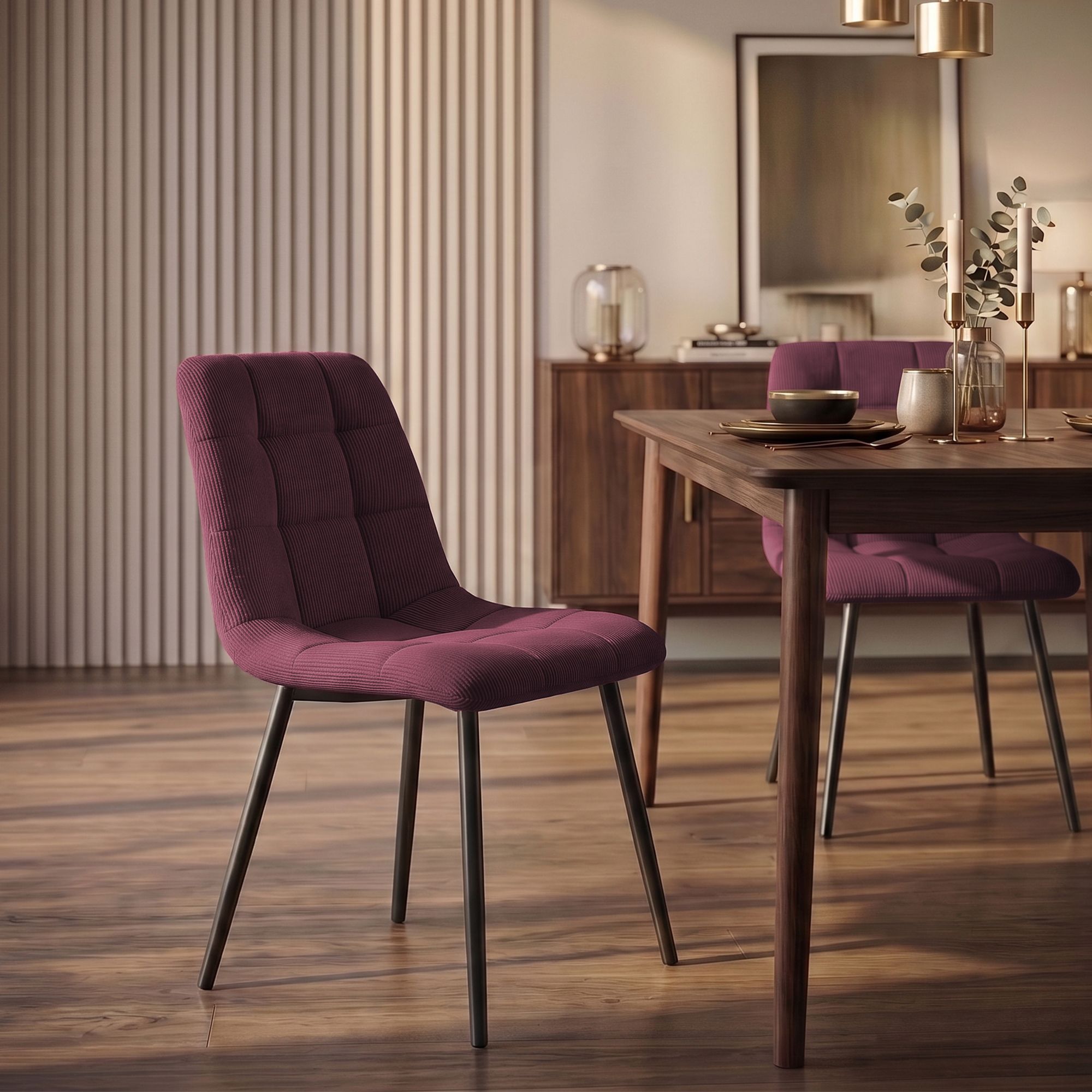Lot de 2 chaises de salle à manger Tilde