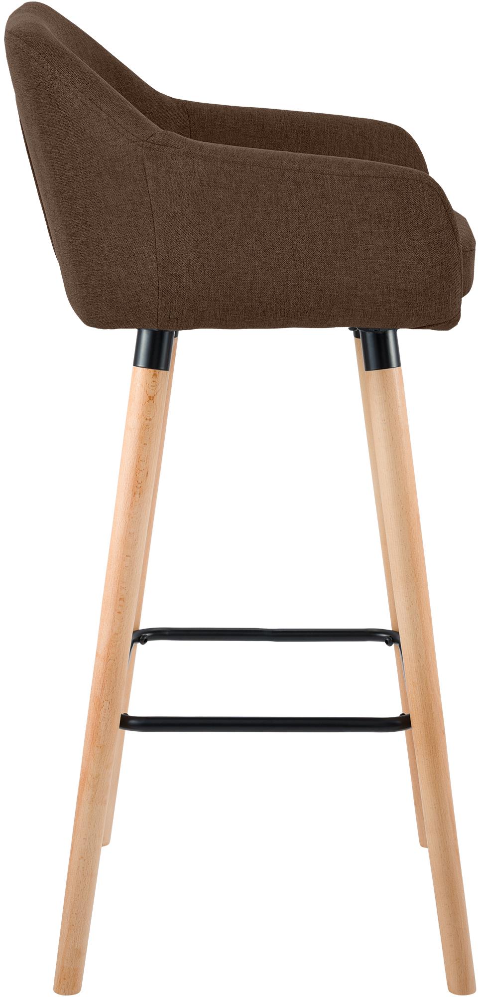Tabouret de bar Grant en tissu