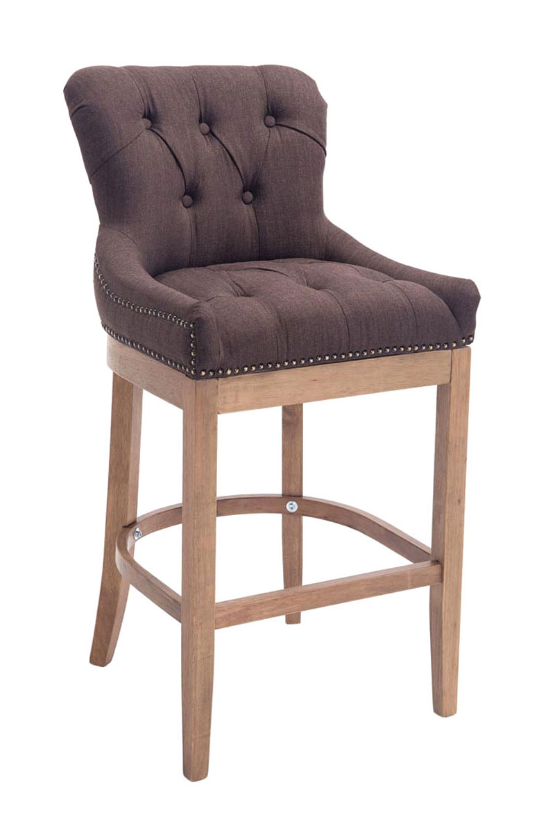 Lot de 2 Tabourets de Bar Lakewood en Tissu