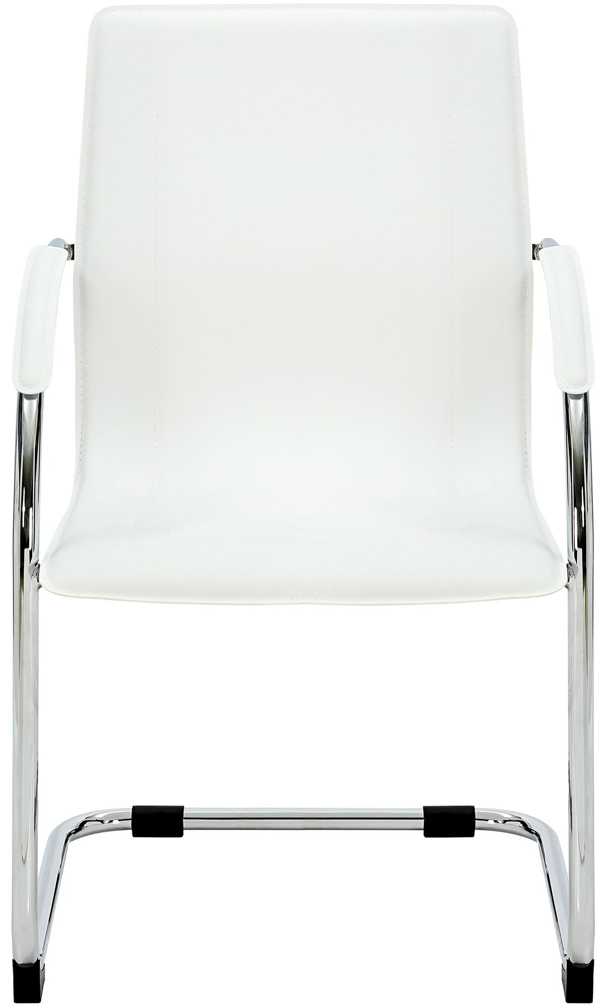 Chaise cantilever Noeleen en simili cuir