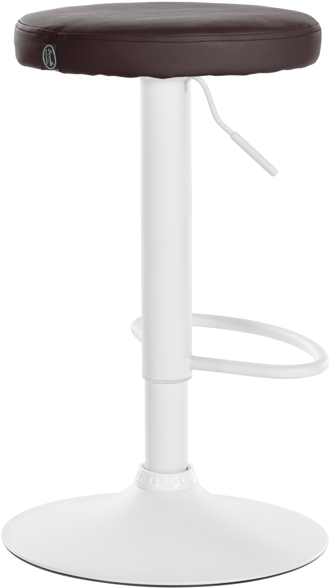 Lot de 2 tabourets de bar Ponte en similicuir