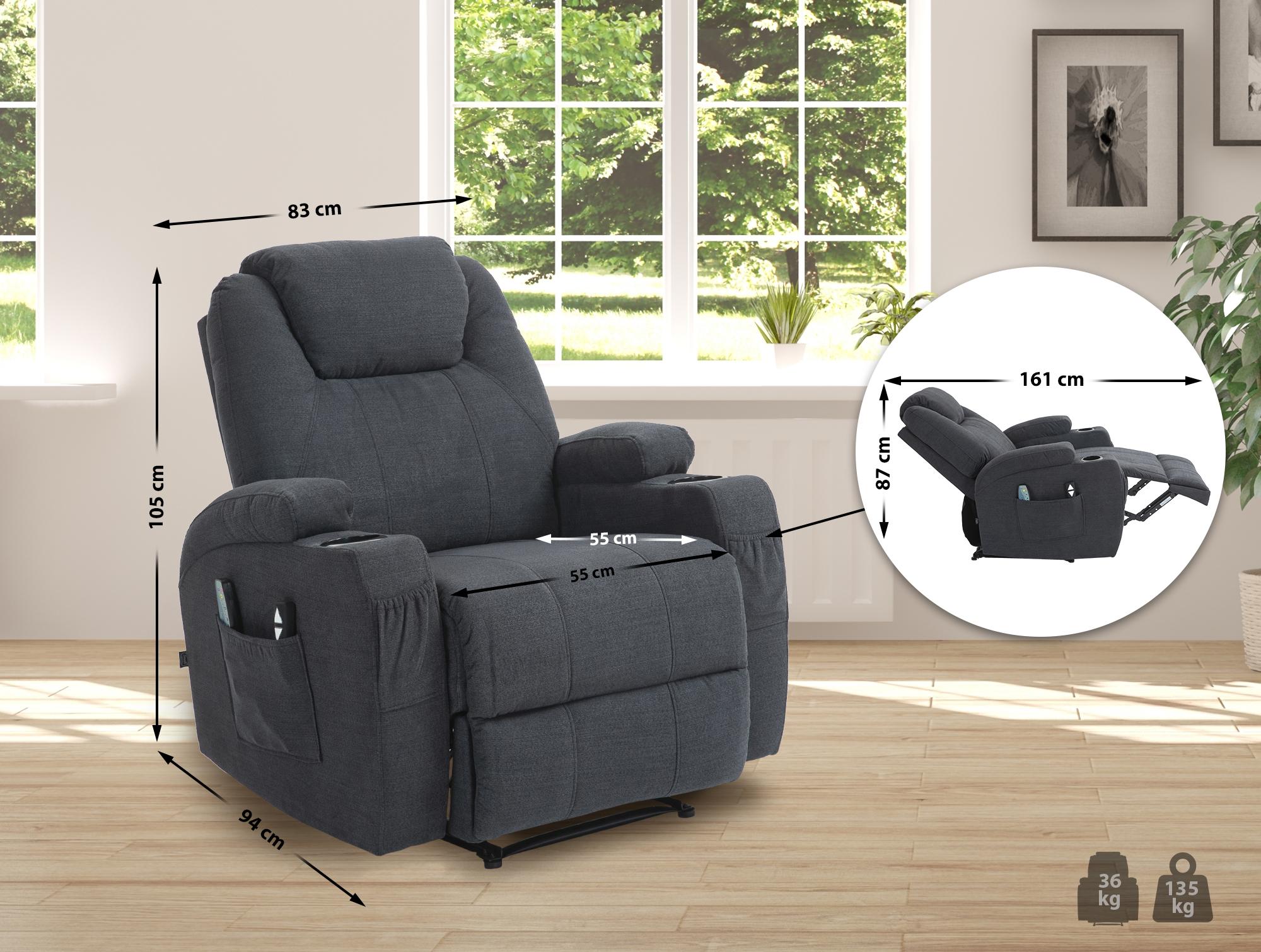Fauteuil Hepler avec fonction massage