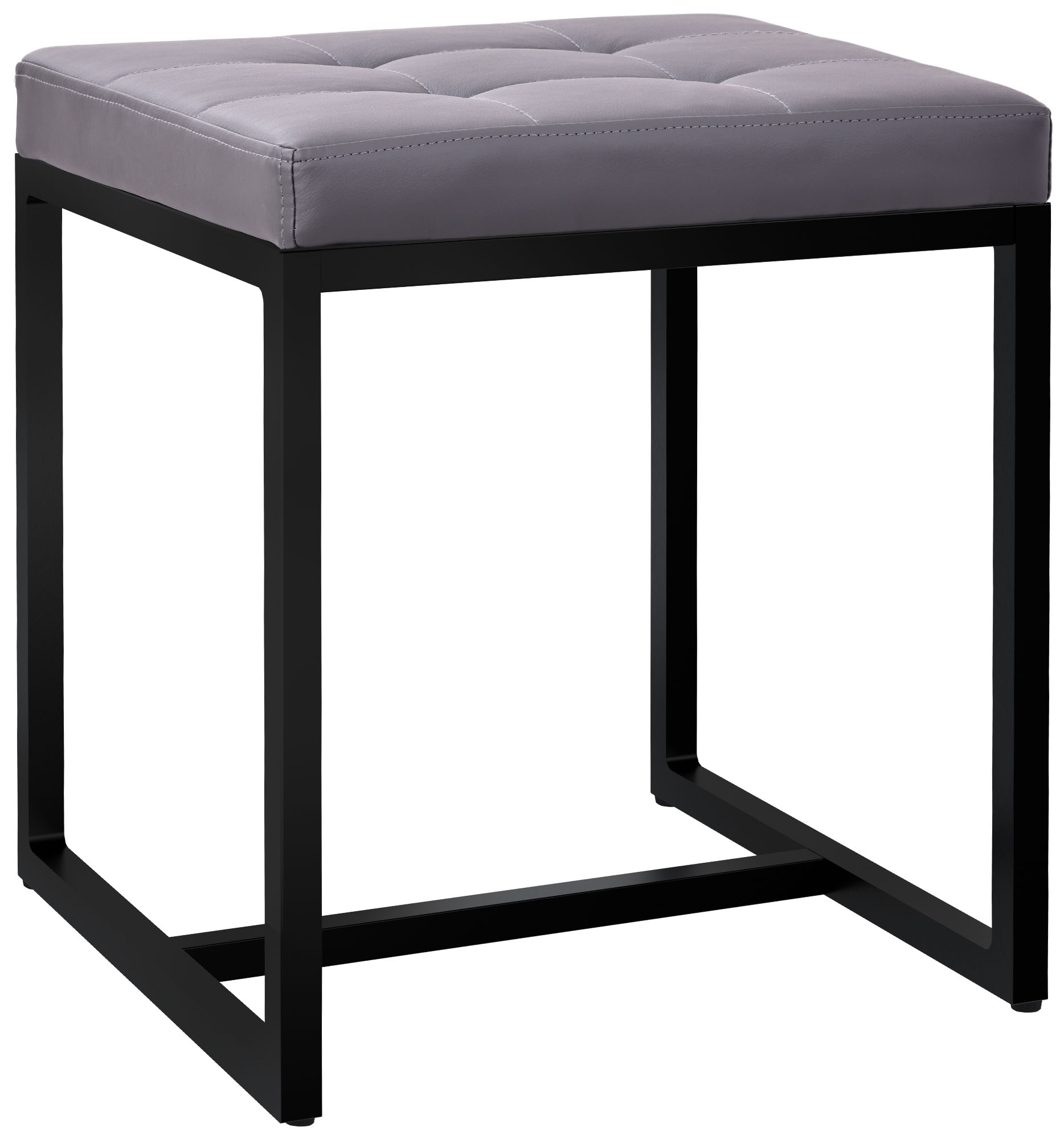 Pouf Barci avec structure noire