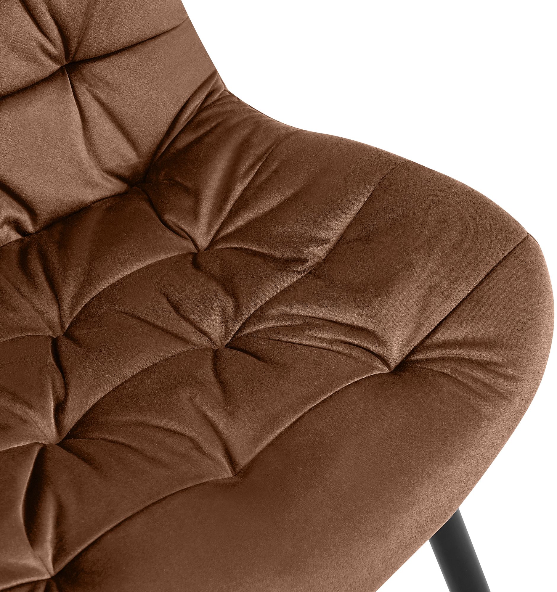 Chaise de salle à manger Rossford velours