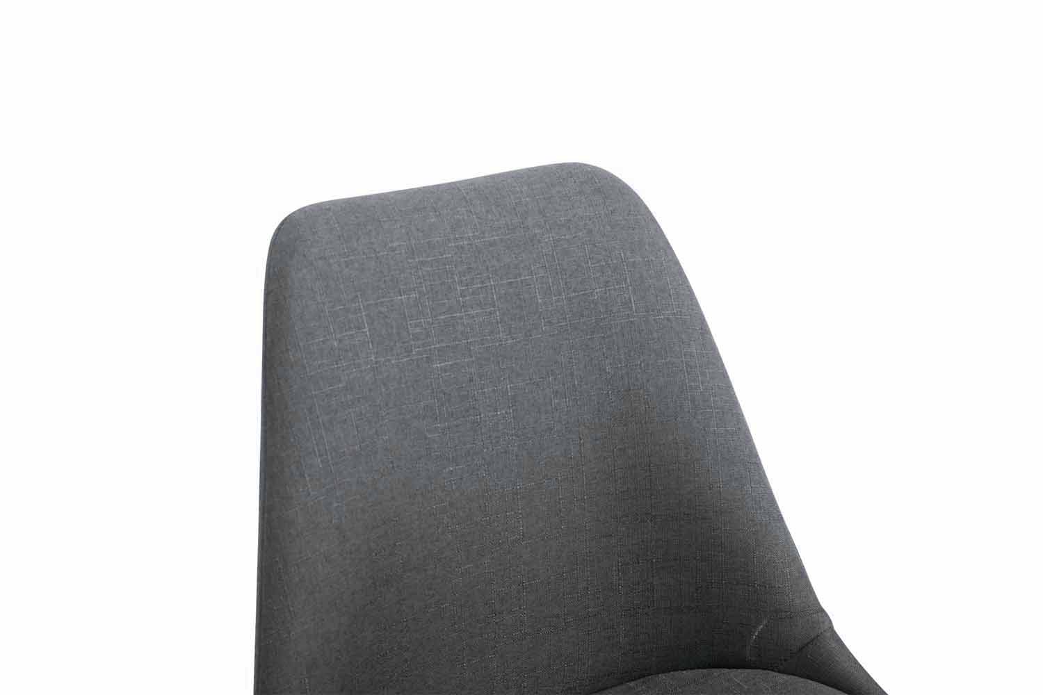 Chaise Toulouse tissu piétement en forme carrée