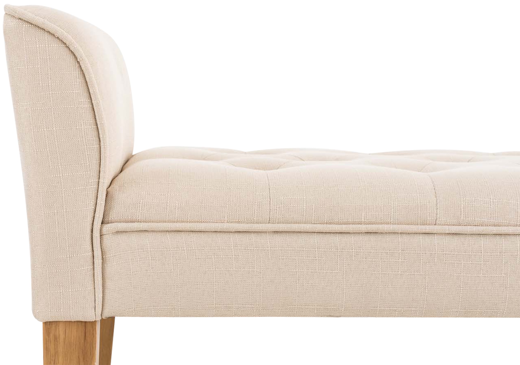 Banquette style Chersterfield Cleopatra en tissu