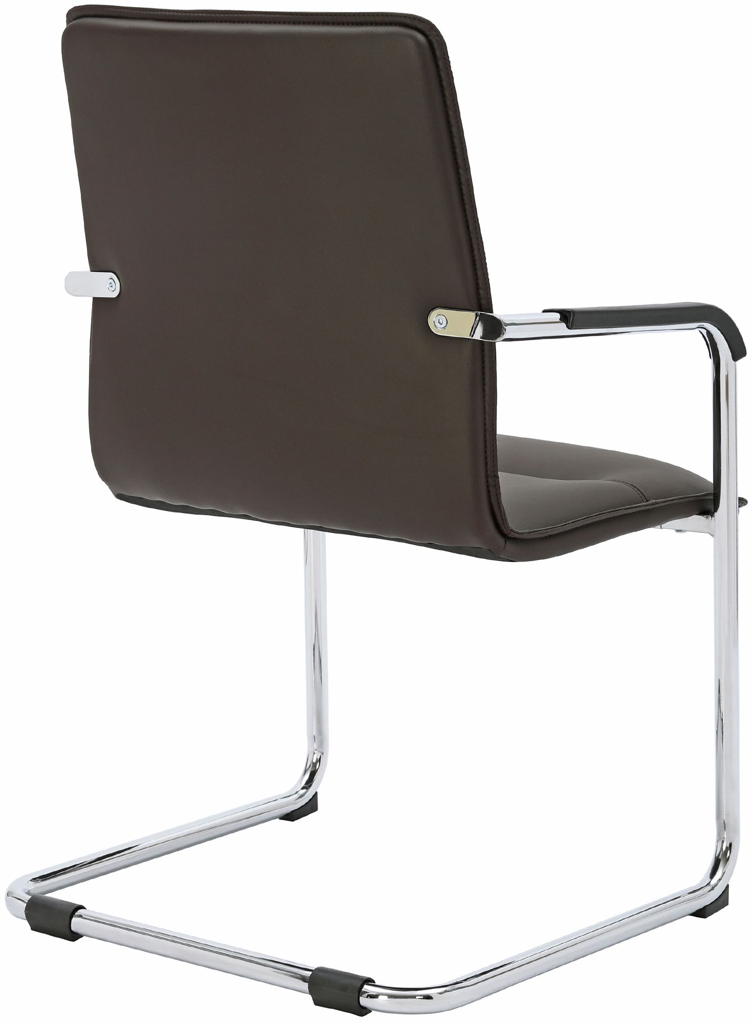 Lot de 2 chaises cantilever Seattle en similicuir