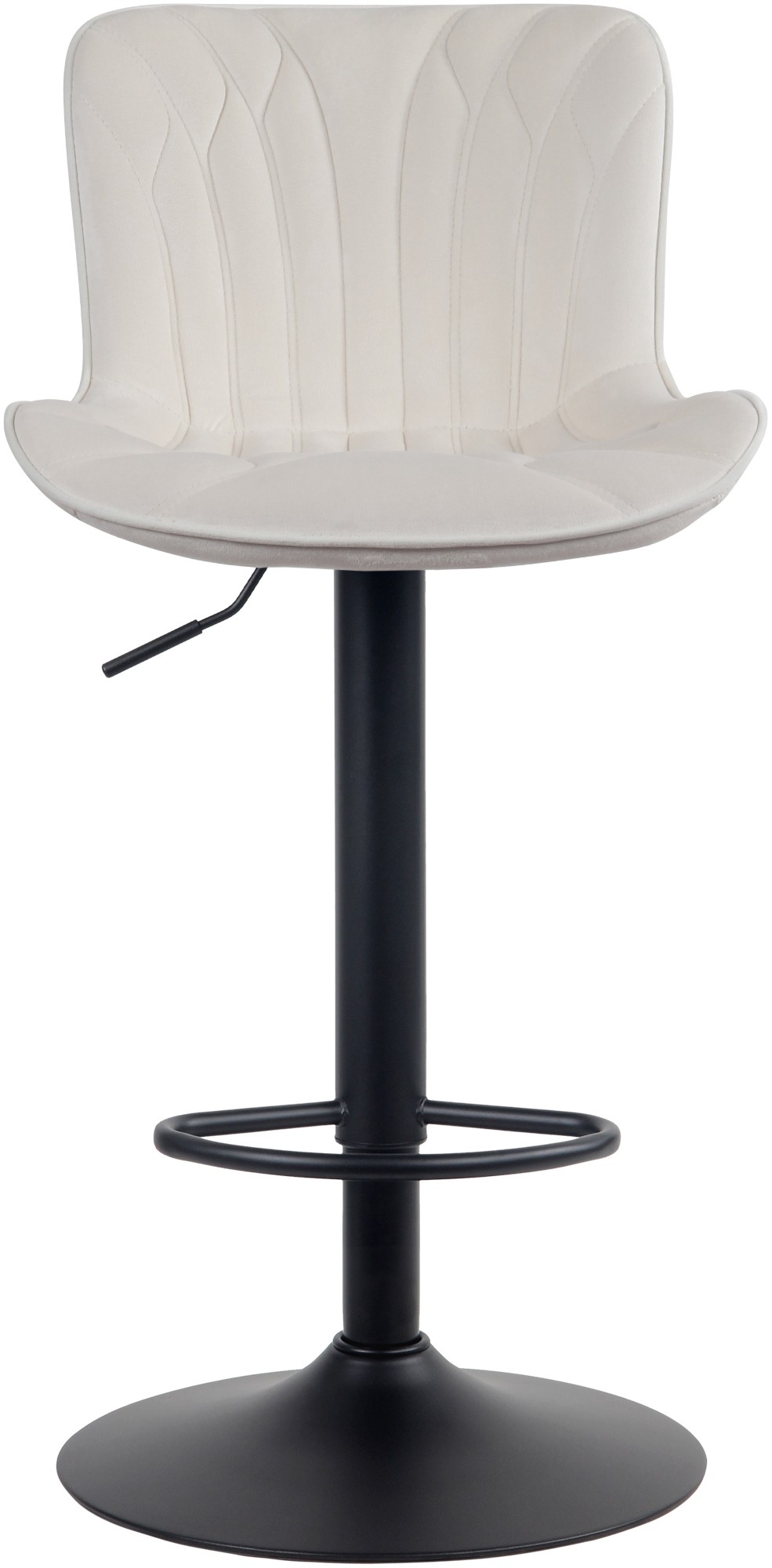 Tabouret de bar Linus Pied en Métal Hauteur réglable Siège pivotant