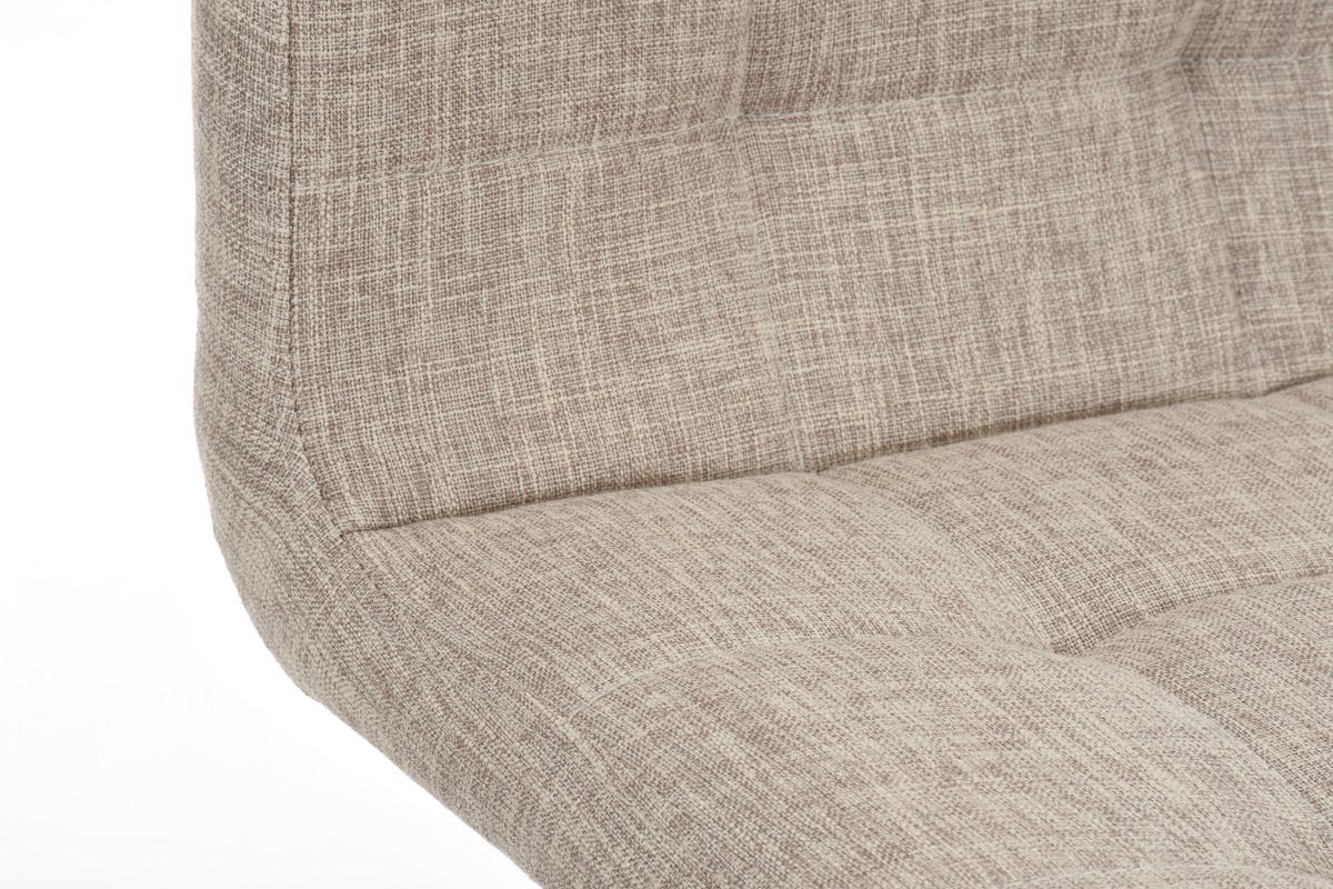 Tabouret de bar Lincoln revêtement tissu