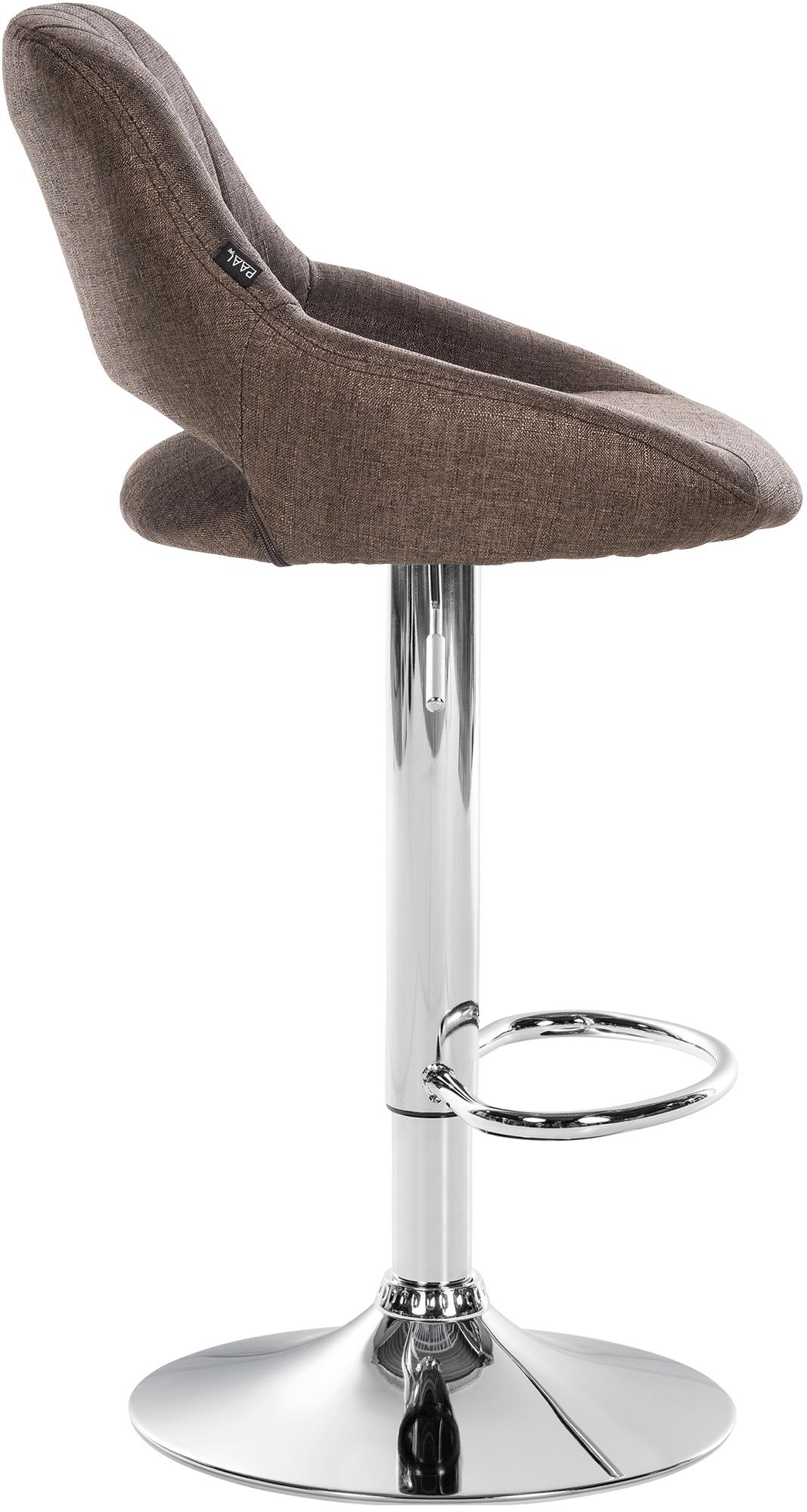 Lot de 2 tabourets de bar Milet en tissu