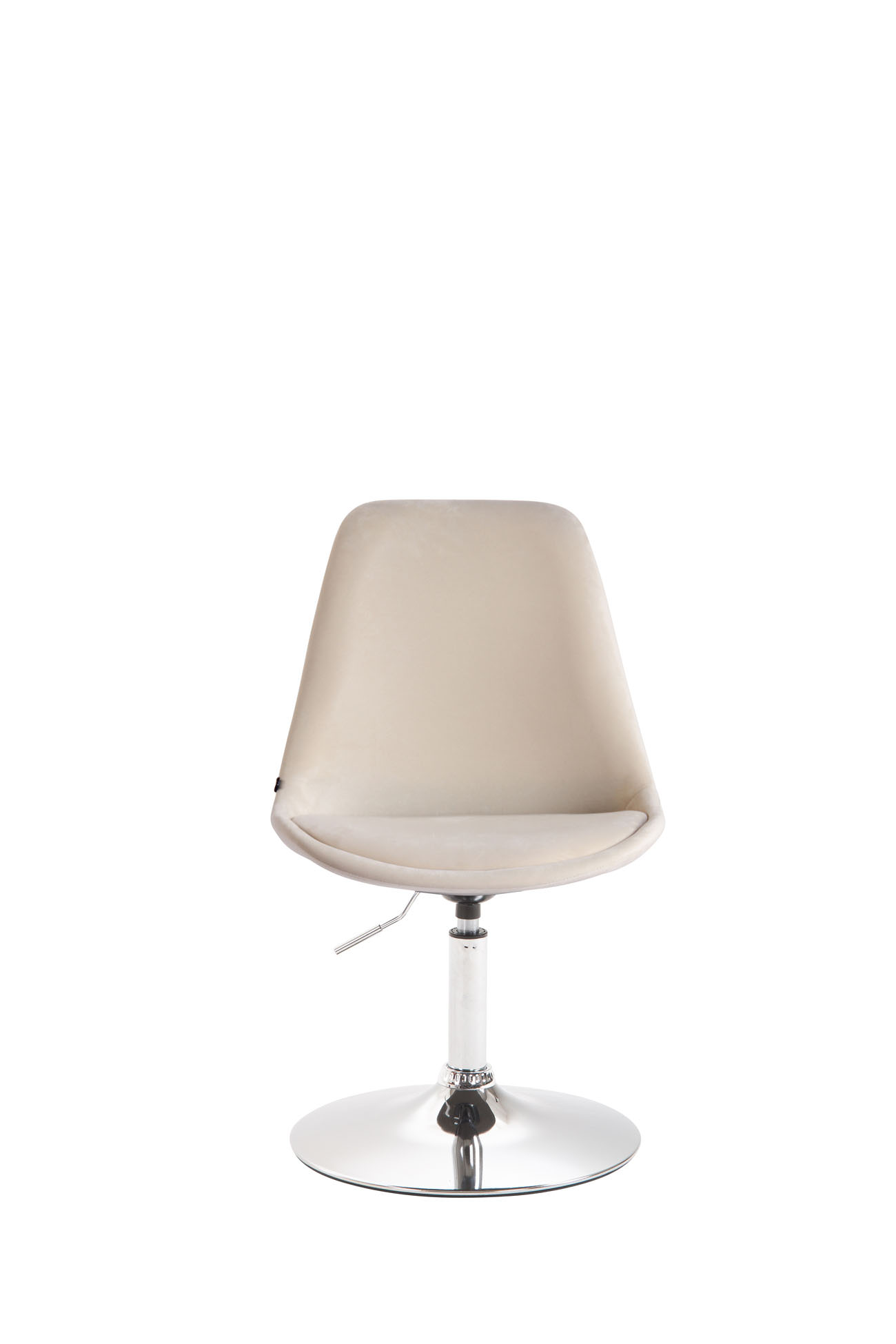 Chaise de salle à manger Maverick en velours avec pied trompette