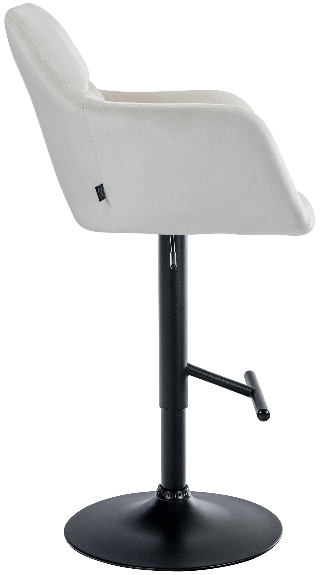 Tabouret de bar Natoma velours