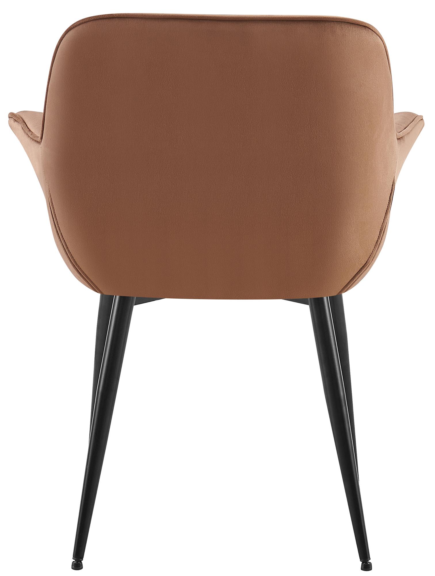 Chaise de salle à manger Roseville velours