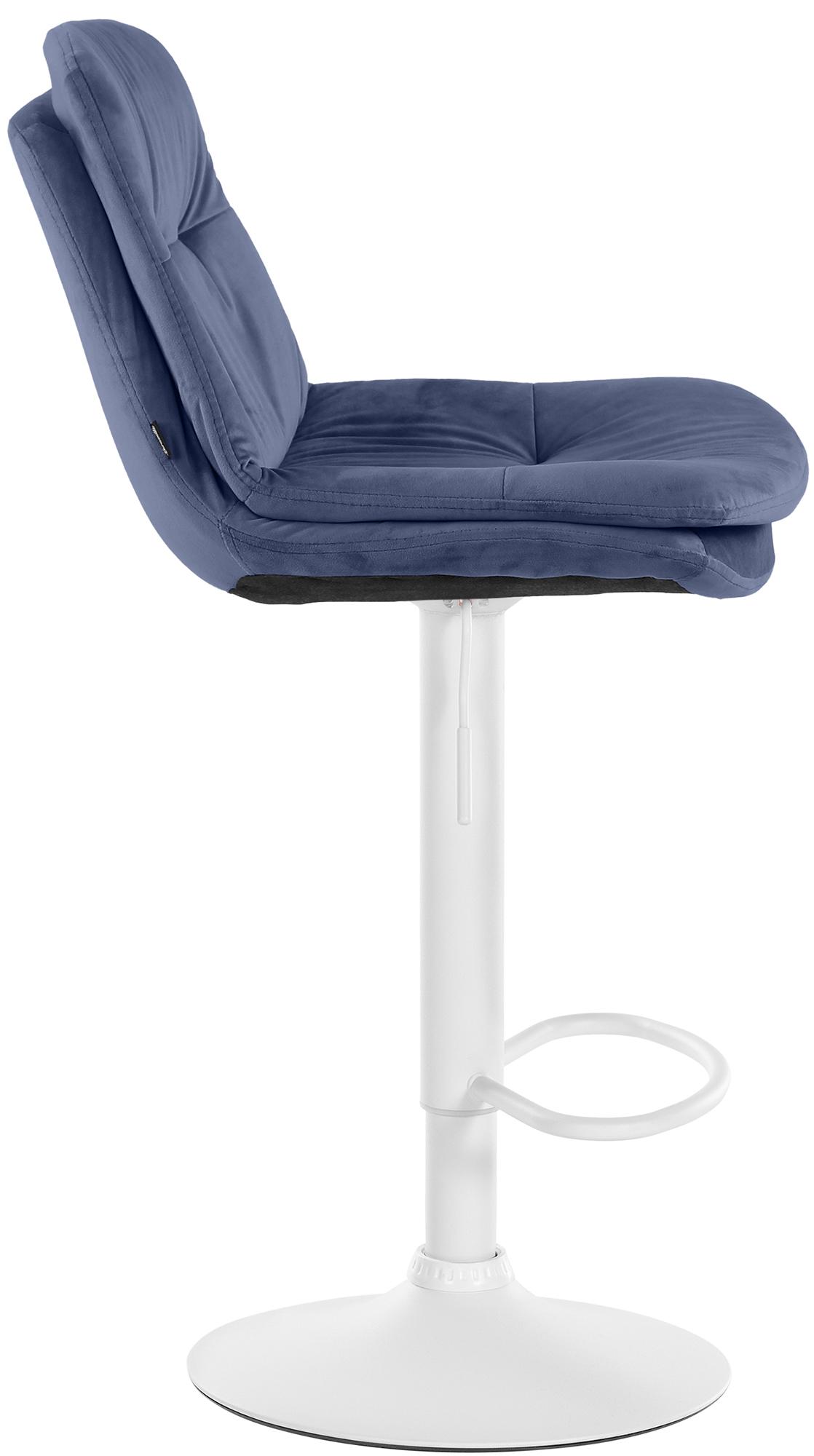 Tabouret de bar Laurel velours
