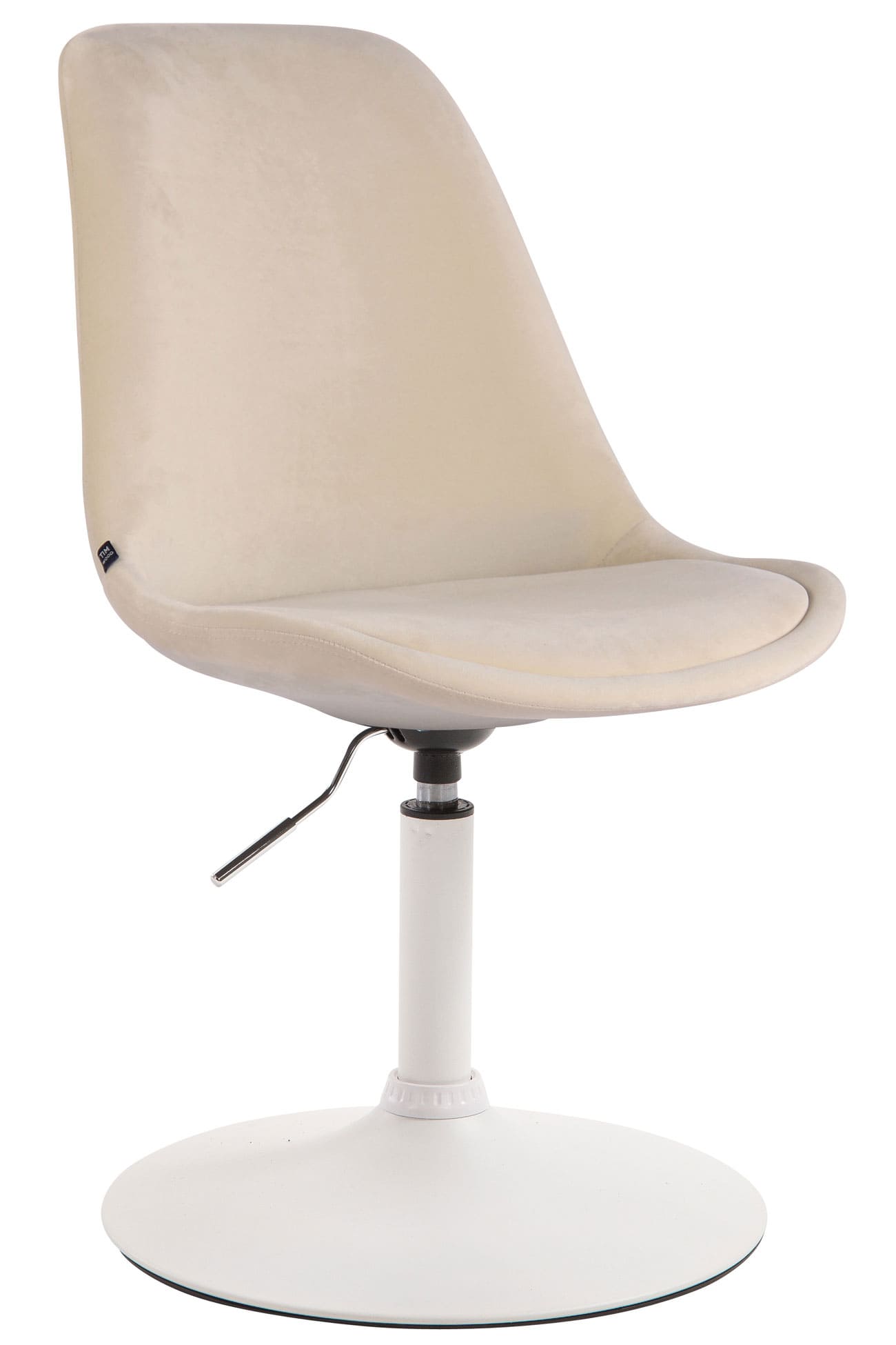 Lot de 4 Chaises de salle à manger Maverick en velours avec pied métal