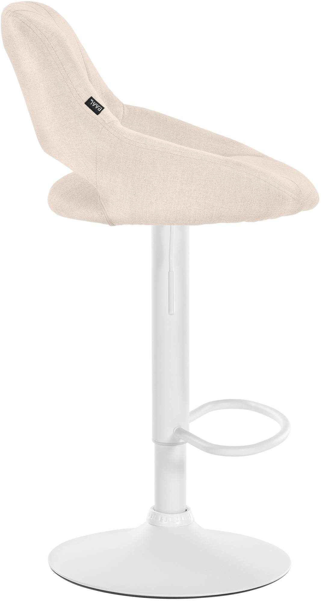 Tabouret de bar Milet en tissu