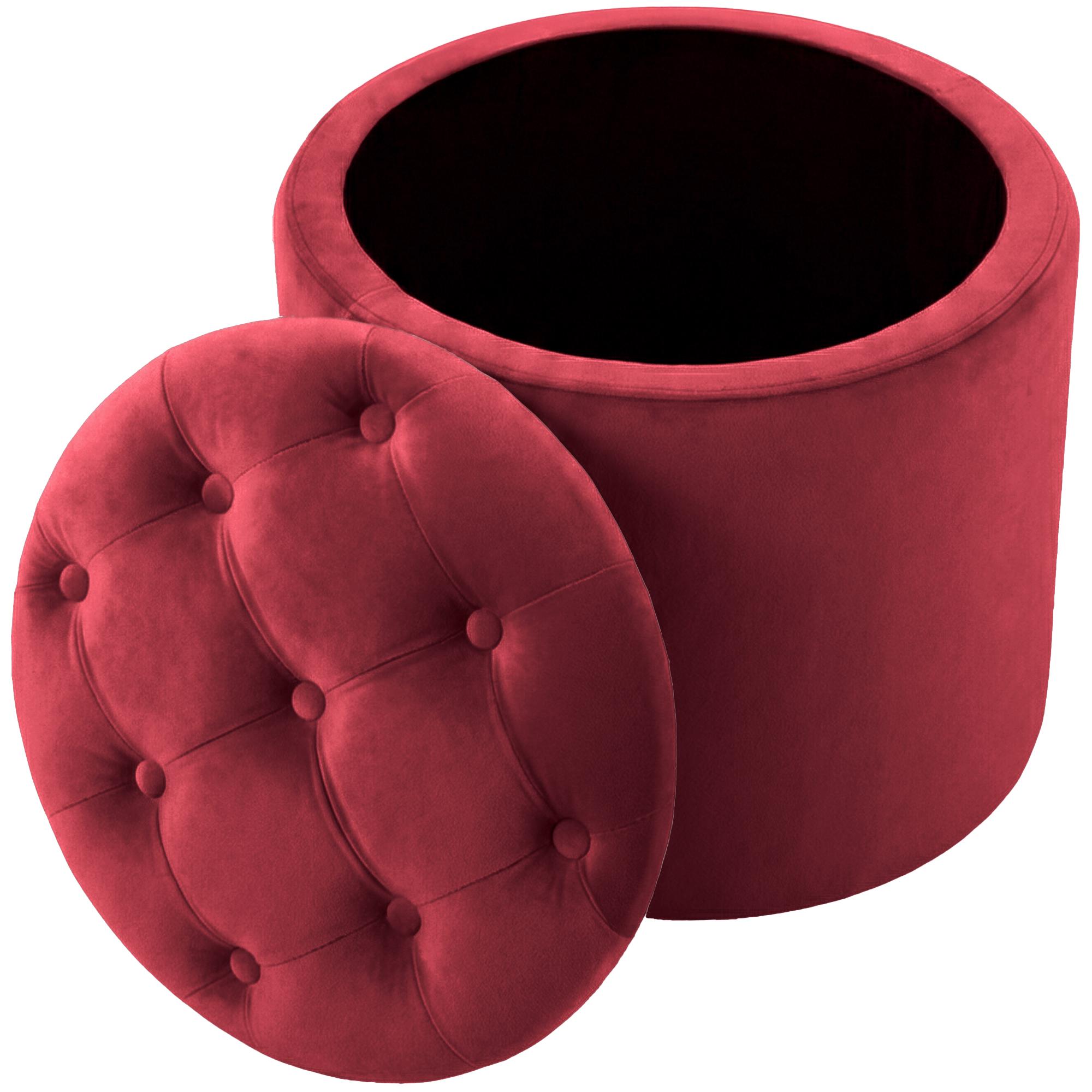 Tabouret Pantin en velours