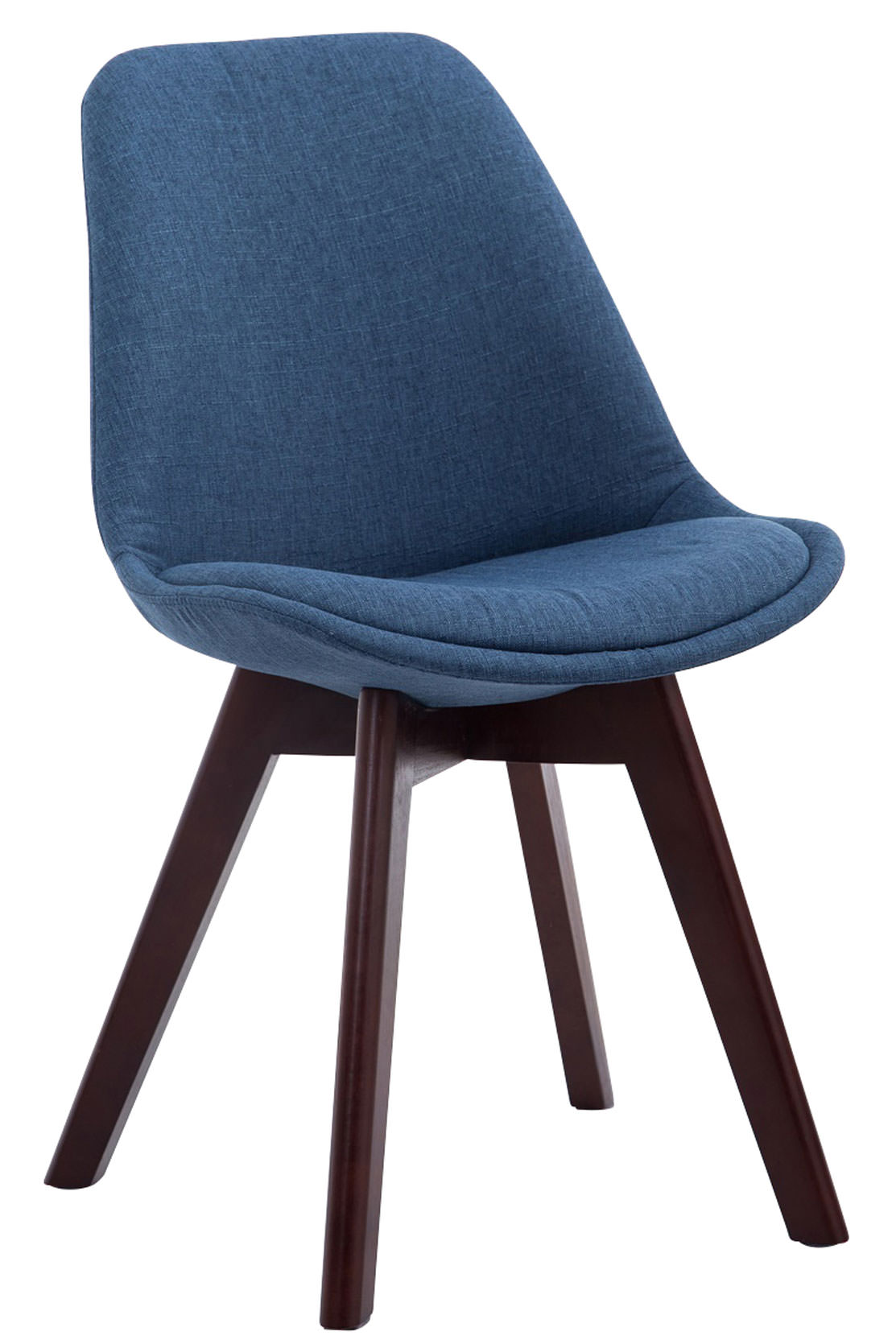 Lot de 4 chaises de salle à manger Borneo V2 en Tissu