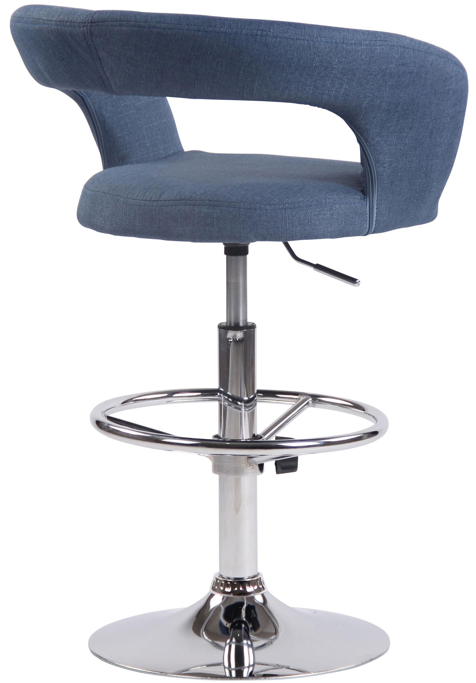 Tabouret de bar Jaen en tissu ou similicuir
