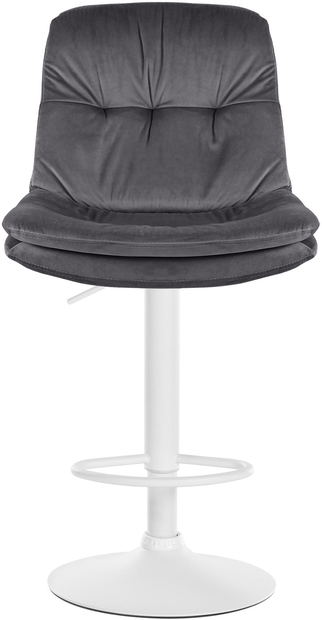 Tabouret de bar Laurel velours