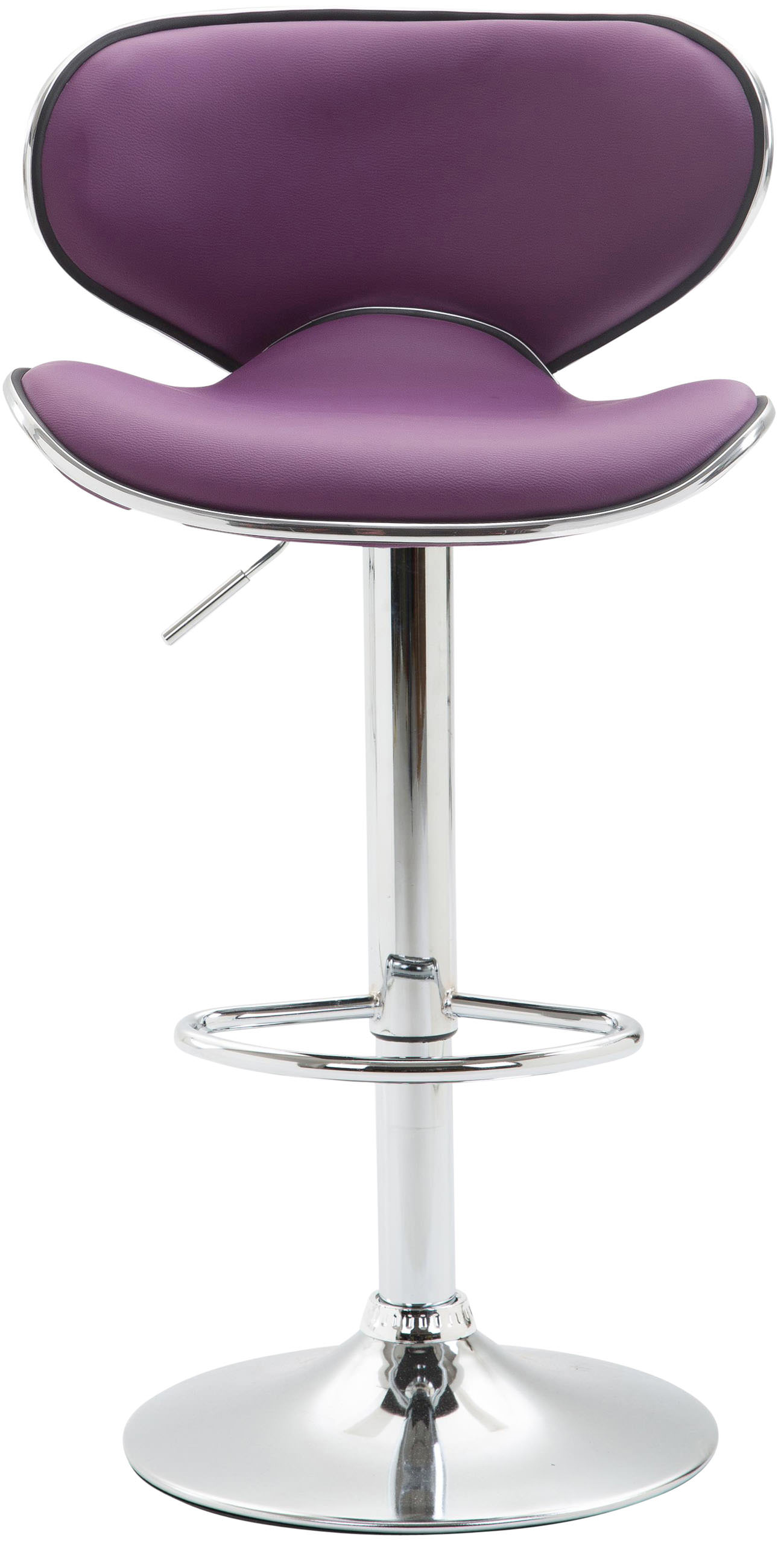 Tabouret de bar Las Vegas V2 similicuir avec pied en métal