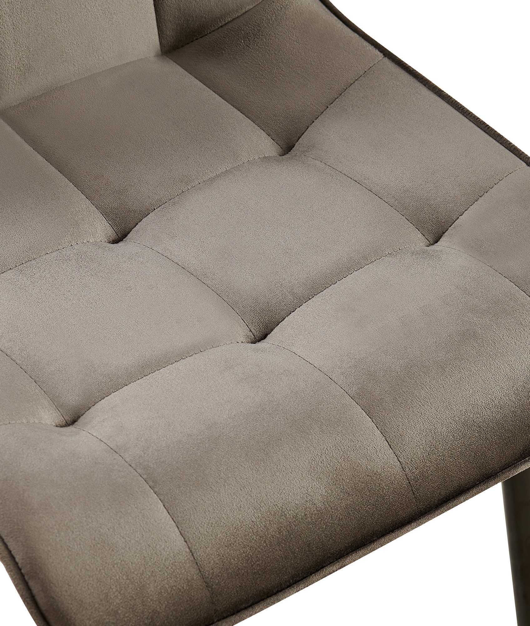Chaise de salle à manger Gifford revêtement velours