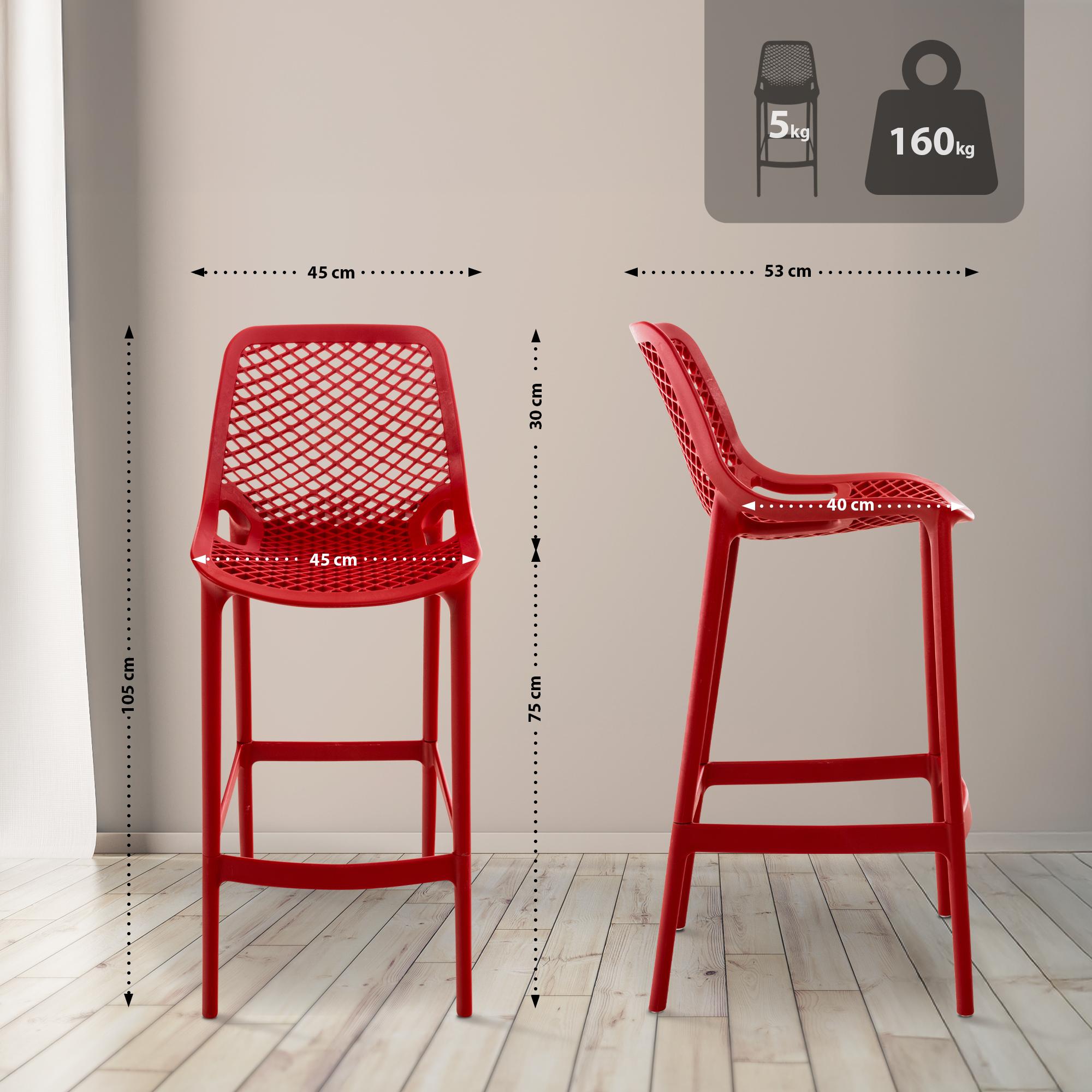 Tabouret de Bar Extérieur Air
