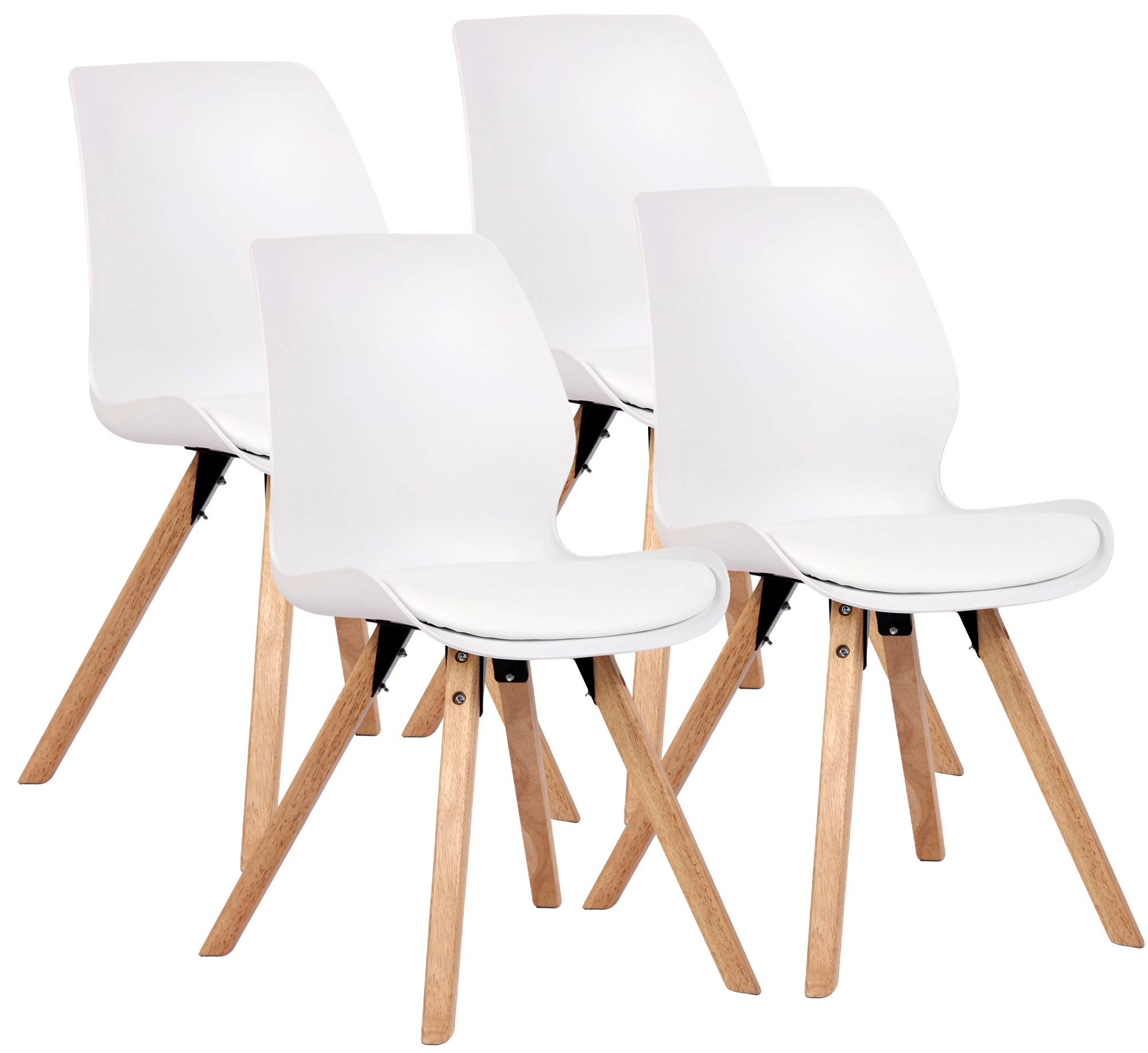 Lot de 4 chaises Luna
