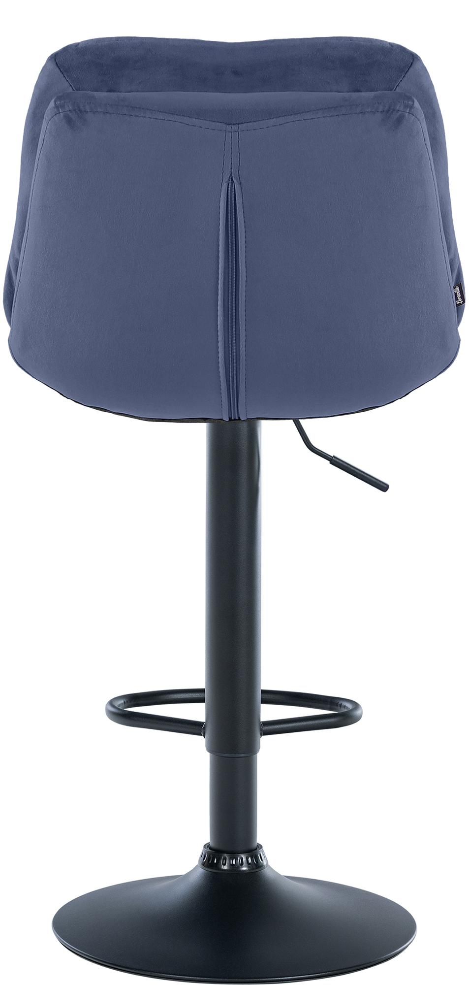Tabouret de bar Laurel velours