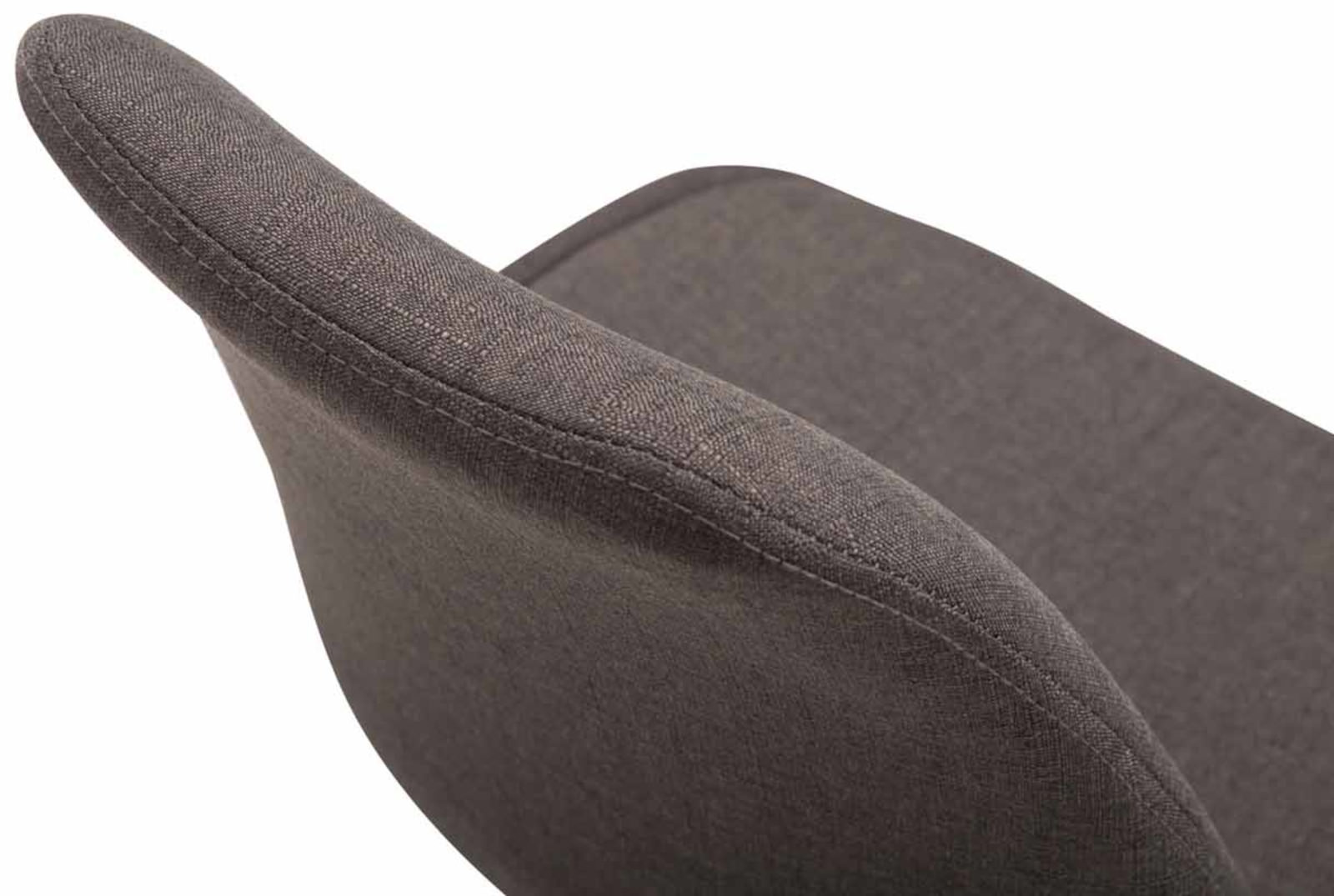 Lot de 4 Chaises de salle à manger Maverick tissu avec pied trompette