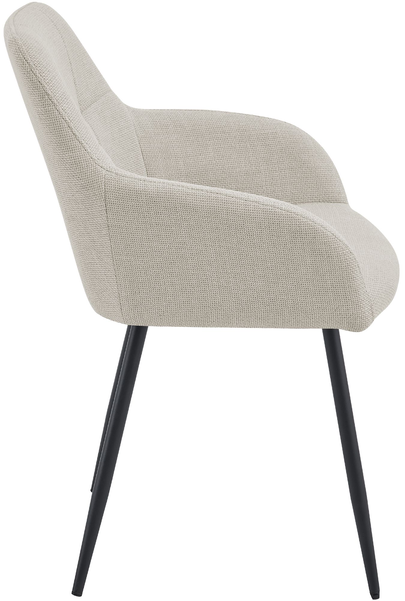 Chaise de salle à manger Fergus en tissu